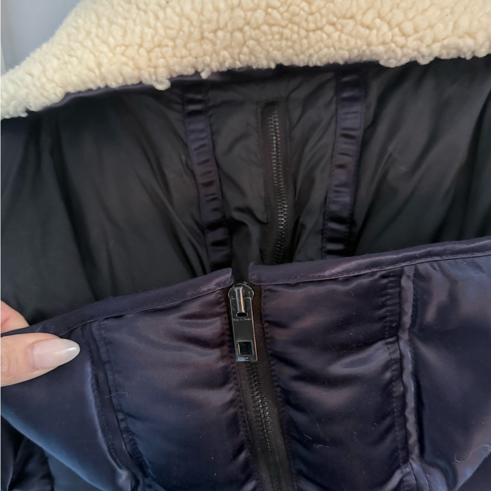Rag & Bone women’s blue goose down puffer winter coat jacket. Size 0 XS xsmall - Picture 7 of 9